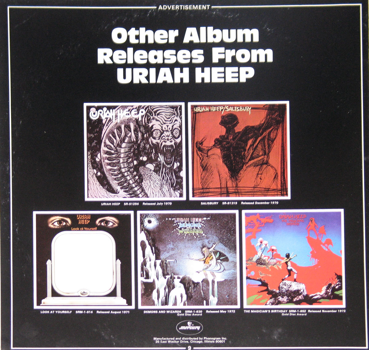 High Resolution Photos of uriah heep live 1973 usa 